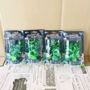 4個セット ニッソー アクアティックプランツ M-1 ①802 いつまでも枯れずに美しさを保つ人工水草 4975637513802