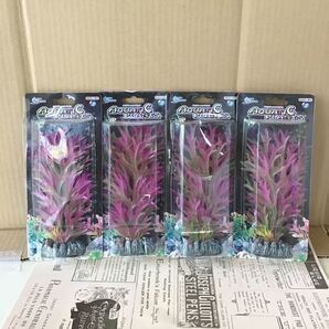 4個セット ニッソー アクアティックプランツ L-8 ①076 いつまでも枯れずに美しさを保つ人工水草 4975637514076