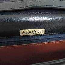 vintage イヴ サンローラン YVES SAINT LAURENT Yロゴ リザードレザー レザー ショルダーバッグ クラッチバッグ ヴィンテージ 鞄 6472_画像7