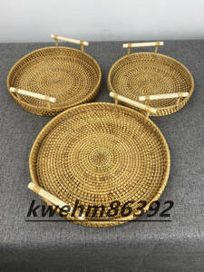  cane basket braided basket braided . tea .* tea utensils .* bamboo basket only. * tea ceremony * handmade fruit basket kitchen supplies rattan furniture braided ..03