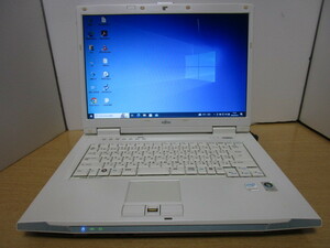 ★送料無料／動作品／⑦FUJITSU FMV BIBLO NF70Y ／CPU:Core2 Duo／OS:Windows10 Pro 64ビット／メモリ4GB・HDD320GB／LibreOffice7.4/他付