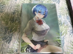 144クリアポスター　Re：ゼロから始める異世界生活 レム(あやみ) C96/ハチゴ