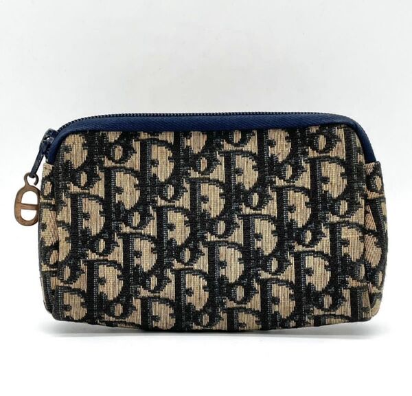 Dior/ポーチ・ネイビー/中古品 小物入れ(お値下げ不可)