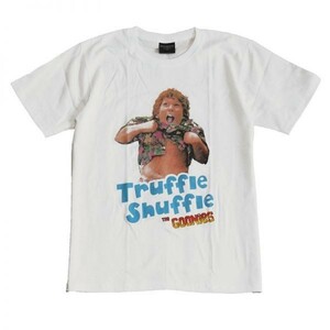 映画Tシャツ グーニーズ チャンク 冒険映画 名作 ストリート系 人気 デザインTシャツ おもしろTシャツ メンズ 半袖 ★tsr0704-wht-l