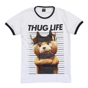 映画 テッド TED ペット くま リンガー キング カワイイ ストリート系 デザインTシャツ おもしろTシャツ メンズ 半袖★tsr0817-nvy-m