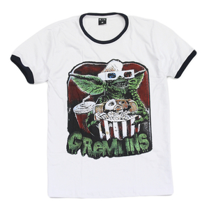 映画 グレムリン ギズモ ストライプ 悪キャラ カワイイ ストリート系 デザインTシャツ おもしろTシャツ メンズ 半袖★tsr0818-nvy-m