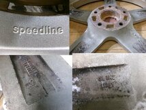 ブリヂストン speedline スピードライン ITALY ホイール 4本 17インチ 7J アルテッツァ アコード シビック インテグラ NCEC ロードスター_画像6