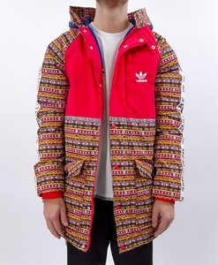 アディダス オリジナルス ファレルウィリアムス コラボ パデッドジャケット Lサイズ 定価33000円 マルチ Pharrell Williams PADDED JACKET