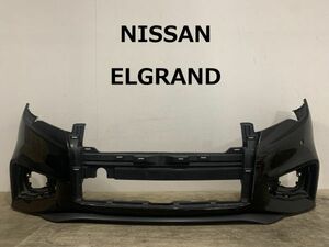 【5-01】NISSAN　ELGRAND　E52/PE52/PNE52/TE52/TNE52エルグランド ハイウェイスター後期 純正フロントバンパー62022 3GP0H