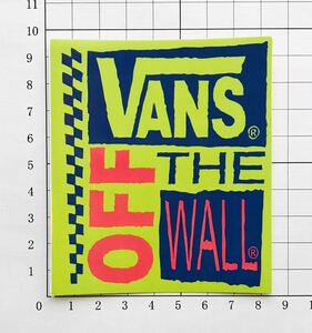 VANS OFF THE WALL RARE стикер Van z off The wall редкость стикер B