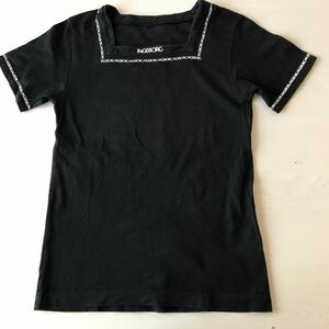 ★INGEBORG★インゲボルグ（日本製）　半袖Tシャツ　黒