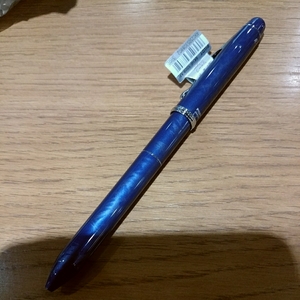 ボールペン　ブルーマーブル　5000円モデル