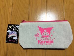 Kuromi クロミ ペンケース ポーチ 小物入れ 新品①