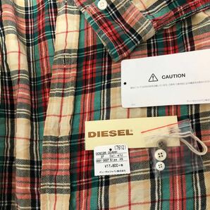 定価19,580円(美品)DIESEL 長袖シャツ チェック柄 XSサイズ 50%オフ