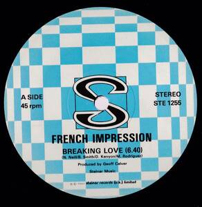 ダンクラ12inch★FRENCH IMPRESSION / Breaking love★U.K.盤・Steiner★