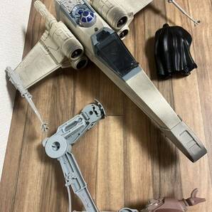 スターウォーズ ケナー フィギュア まとめて スノースピーダー Xウイング AT-ST 検: ガルーブ アクションフリート AT-AT【送料無料】の画像9