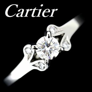 カルティエ バレリーナ ダイヤモンド 0.25ct E-VVS2-3EX リング #48