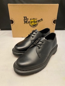 【新品】Dr.Martens 3EYE SHOE 1461 BLACKMONO UK5.0 24.0㎝ ドクターマーチン レディース 3ホール ブーツ ブラック モノクローム