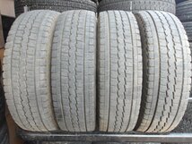 J662 送料無料 195/80R15 冬4本セット スタッドレス LT 107/105L 195/80-15 195-80-15 DUNLOP WINTER MAXX SV01 ハイエース キャラバン_画像1