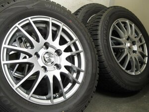 ■極美/バリ山■ZACK JP-104(1560+38 5H 114.3)＆DUNLOP 195/65R15 4本■オーリス/C27セレナ/ルミオン他■