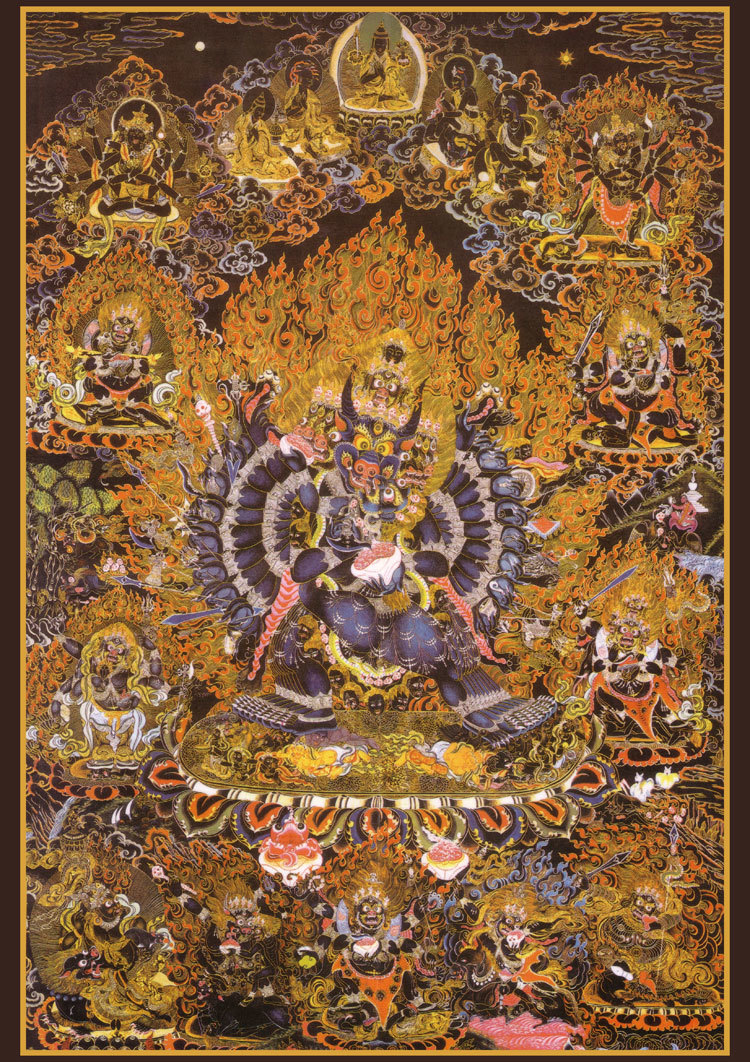 Mandala, tibetischer Buddhismus, buddhistische Malerei, A3, Größe: 297 x 420 mm. Myoo, Kunstwerk, Malerei, Andere