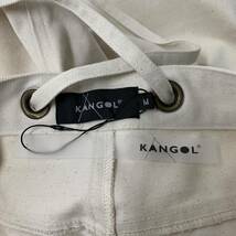 新品未使用タグ付き KANGOL オーバーオール サロペット 紐着脱可能 ワイドパンツ ナチュラル 上質 希少 カンゴール【送料一律/同梱可能】F_画像9