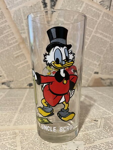 *1970 годы / Pepsi / collector стакан / Disney /s Crew ji/ быстрое решение Vintage /Scrooge McDuck/Glass(70s/Pepsi) GL-010