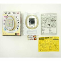 1円【良品】BANDAI バンダイ/たまごっち　4U　ホワイト/75_画像1