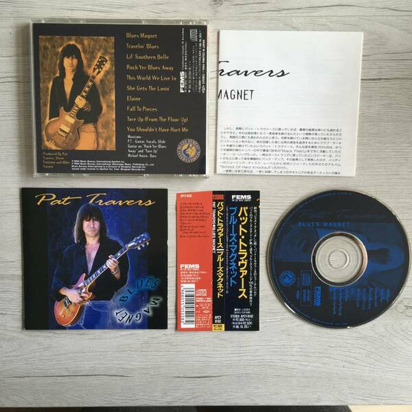 PAT TRAVERS BLUES MAGNET