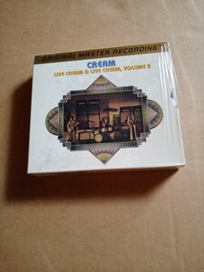 ★クリーム　CREAM☆LIVE CREAM ＆ LIVE CREAM VOLUME Ⅱ★２CD★中古品★mobile fidelity sound lab★Gold CD★シュリンク残り