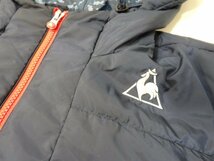 Le coq sportif ルコック 中綿ジャケット QMMOJK04 ネイビー系 size.O フードあり■メンズ_画像3