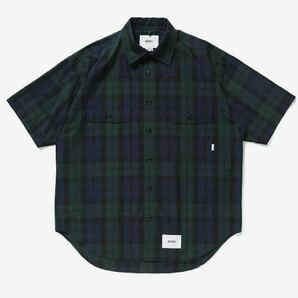  22SS WTAPS WCPO SS COTTON BROADCLOTH GREEN Sの画像1