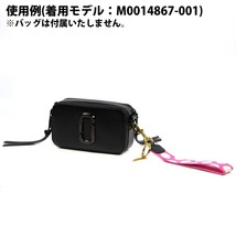 マークジェイコブス バッグチャーム キーホルダー ストラップ MARC JACOBS Polka Dot Webbing Bag Charm M0014828 746 Primrose Multi_画像5