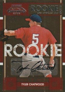 2008 PLAYOFF CONTENDERS Tyler Chatwood RC Auto ソフトバンク 来日外国人 タイラー・チャットウッド直筆サインカード