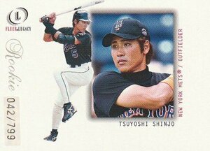 新庄剛志 ルーキーカード 2001 FLEER LEGACY RC #/799