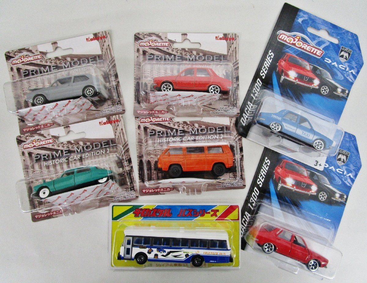 早春のとっておきセール マジョレット ニシキ バス 3台 ミニカー マジョレット バス セット売り