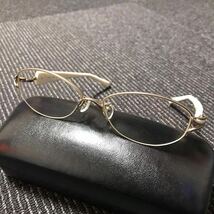 【フォーナインズ】本物 999.9 眼鏡 S-710T シルバー色系×白色系 度入り サングラス メガネ めがね メンズ レディース 日本製 送料520円_画像4