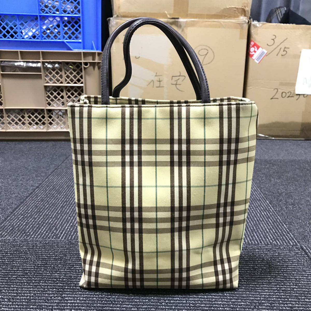 未使用】バーバリー BURBERRY ナイロントート ハンドバッグ 一手販売
