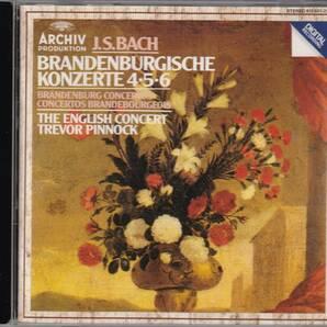 ＊【廃盤/フランス盤】ピノック指揮イングリッシュ・コンサート～J.S.バッハ:ブランデンブルク協奏曲第4～6番の画像1