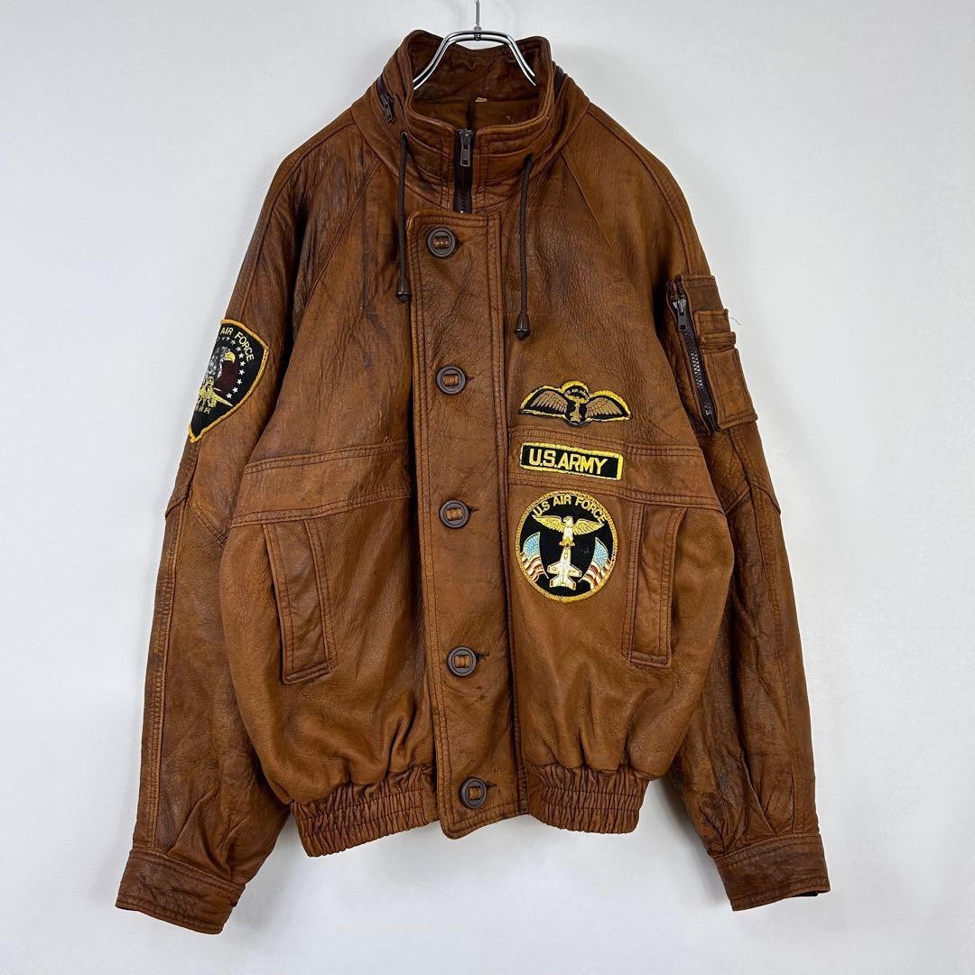 パターン Canadian air force フライトジャケット 官給品 放出品 旧型