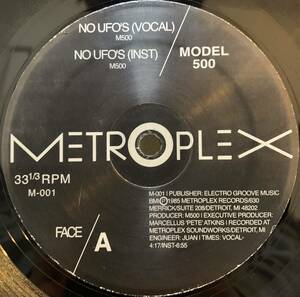 Model 500 - No UFO's / Future / Juan Atkins / デトロイト・テクノ /Cybotron