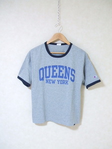 SHIPS/Champion トリムTシャツ 半袖Ｔシャツ サイズS グレー メンズ シップス/チャンピオン 2-0315S F85361