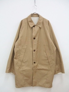 ANEI AN0191S1302F800/2-SIDE CAR COAT/リバーシブルコート/サイズ3 ステンカラーコート ベージュ ホワイト系 アーネイ 0-0902M F79697