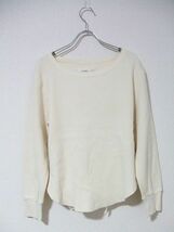 JANE SMITH BACK BOW THERMAL TOPS/サーマルカットソー カットソー アイボリー レディース ジェーン スミス 1-0210M F82002_画像1