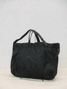 TOHPO/2way bag / shoulder bag / tote bag / black /to-po1-0705G 177866