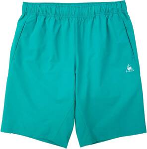 【KCM】Z-lecoq-216-S★展示品★【le coq sportif/ルコック】メンズ　アクティブパンツ　ハーフパンツ　QMMPJD00　サイズS　グリーン　