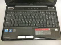 ノートPC TOSHIBA dynabook EX/55LBL PAEX55LLTBL Satellite L500Series Core i3 330M ACアダプタ付 ジャンク 2302LO188_画像2