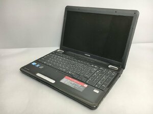 ノートPC TOSHIBA dynabook EX/55LBL PAEX55LLTBL Satellite L500Series Core i3 330M ACアダプタ付 ジャンク 2302LO188