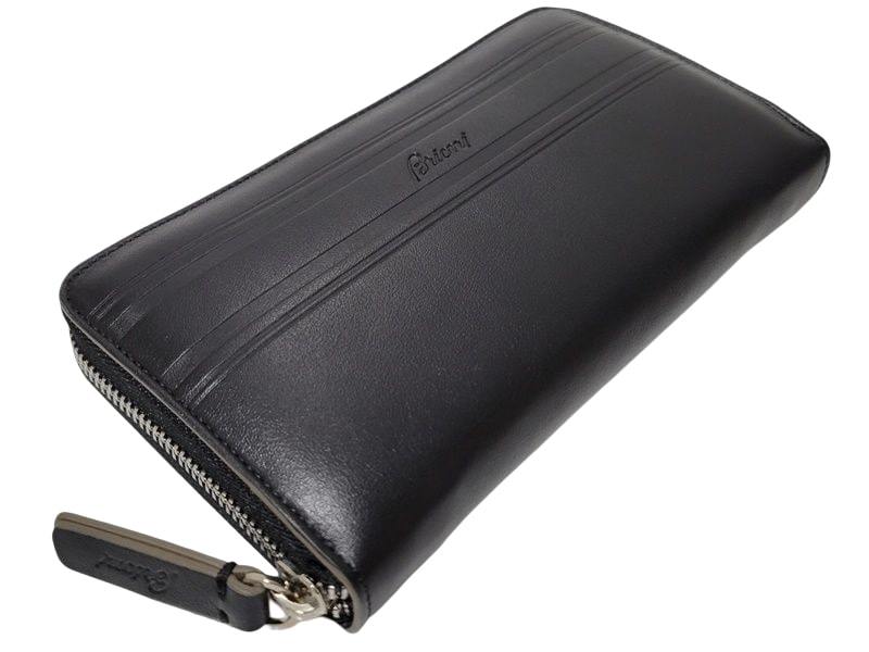 HERMES エルメス ベアン タデラクト G金具 □B 長財布 ブラックカーフ