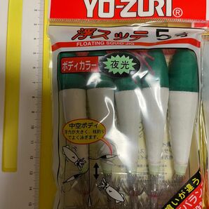 NO.162 yo-zuri 浮きスッテ5号 5本セット 未使用品